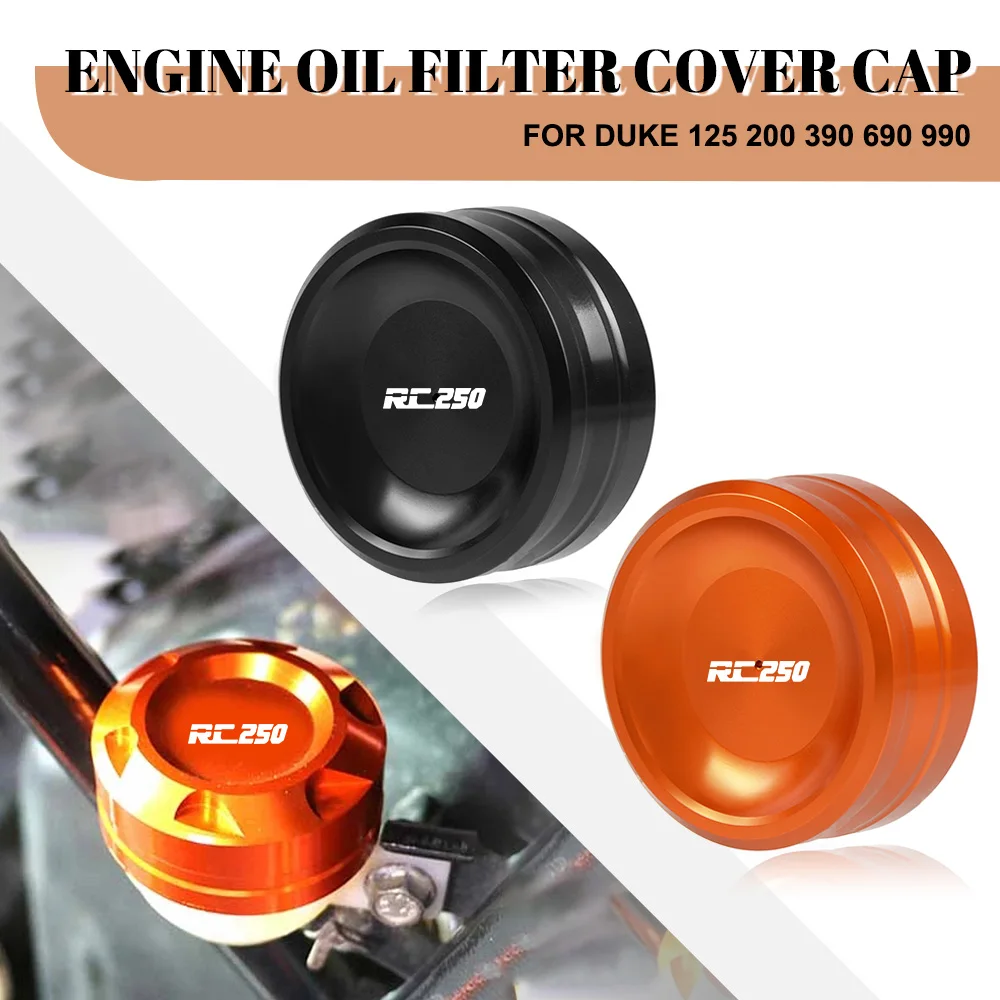 

Motorcycle Accessories CNC Aluminum Brake Reservoir Fluid Tank Cover For KTM Duke 125 200 390 690 990 Rear Oil Cup Protector Cap