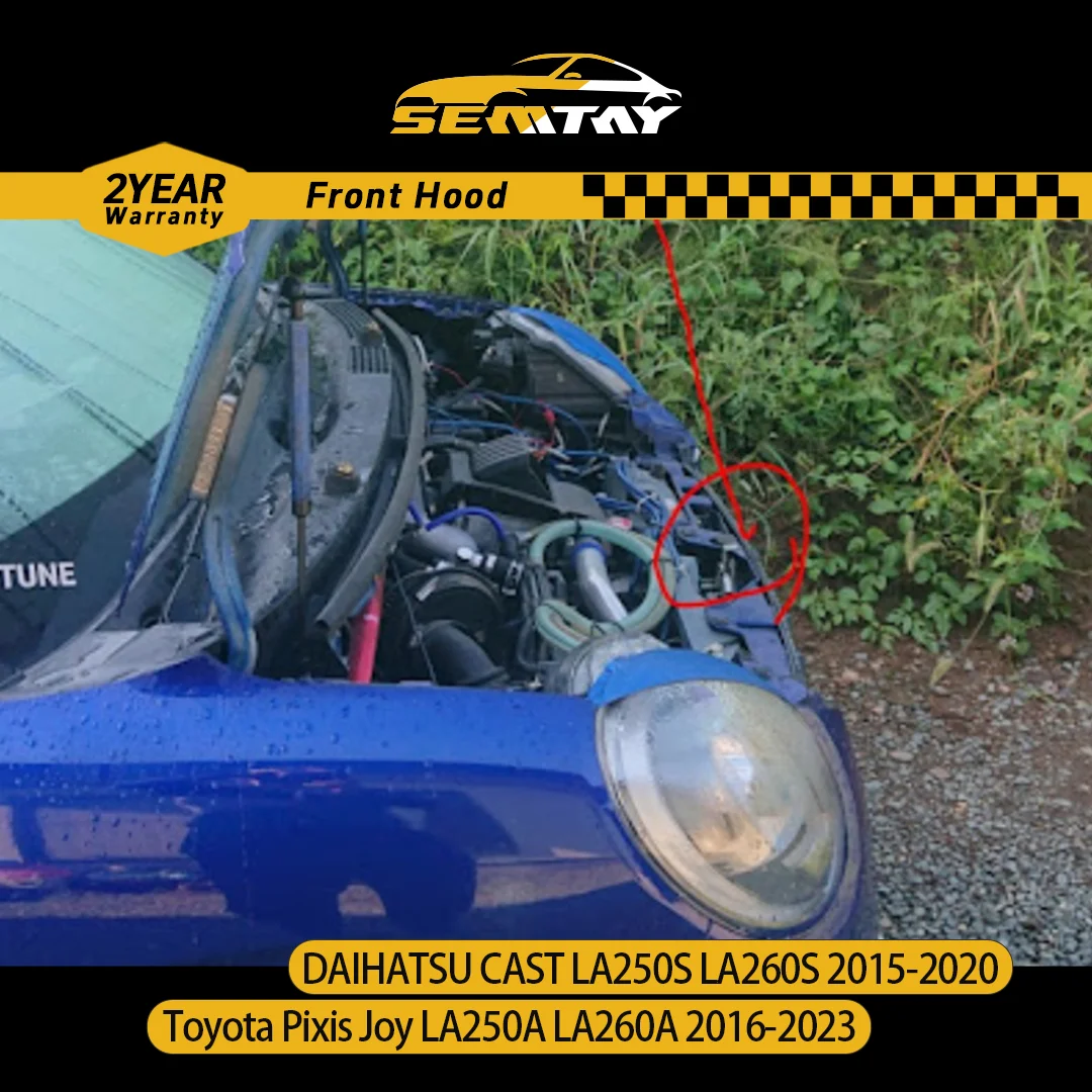 

Стойки капота SEMTAY, совместимые с DAIHATSU CAST Toyota Pixis Joy LA250S LA260, поддержка подъема капота, пружинный демпфер