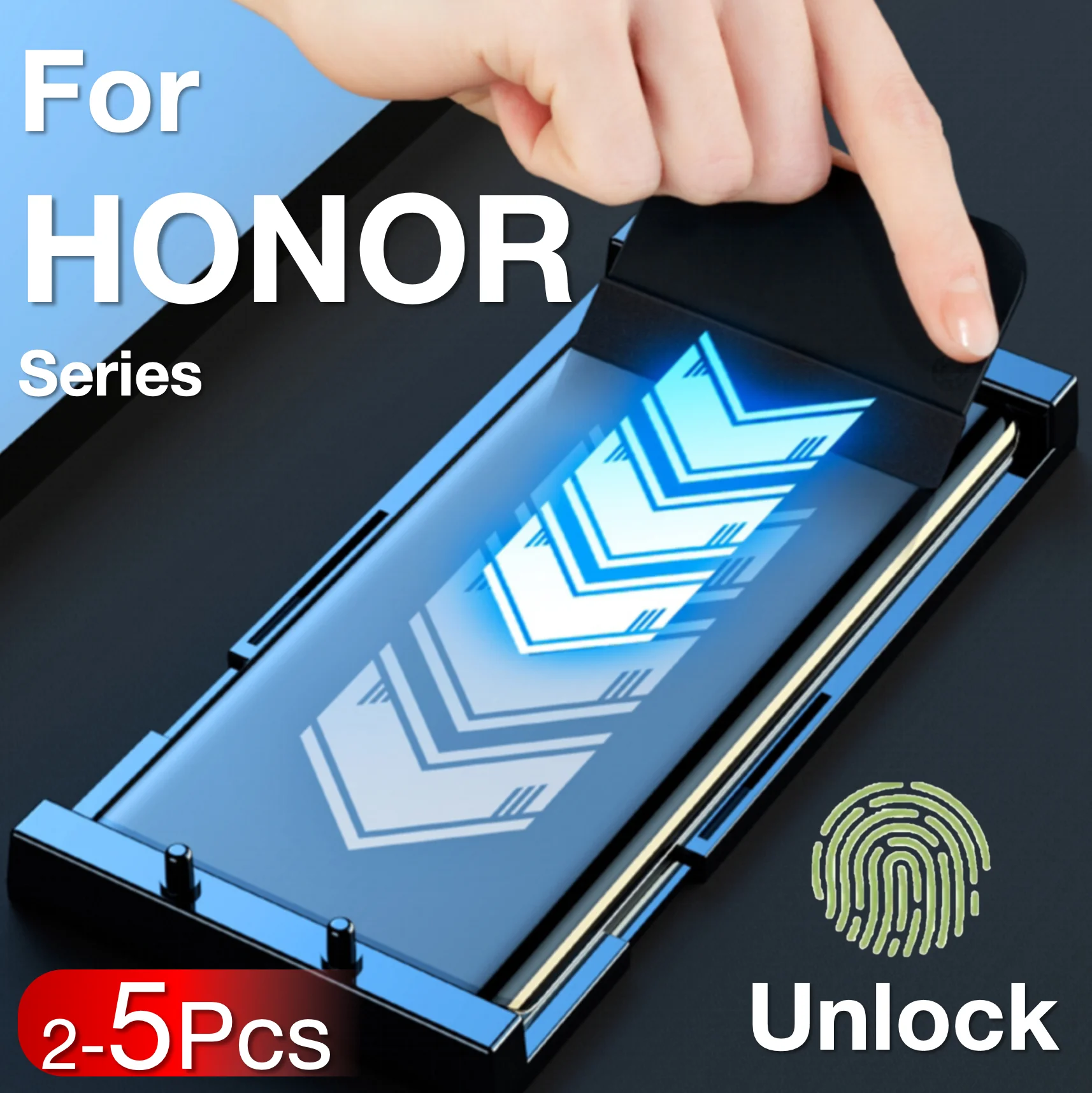 2-5Pcs For HONOR 200 100 90 80 70 60 50 PRO Magic 7 6 5 Pro 4 3 Screen Protector With Install Kit ,Not Tempered Glass