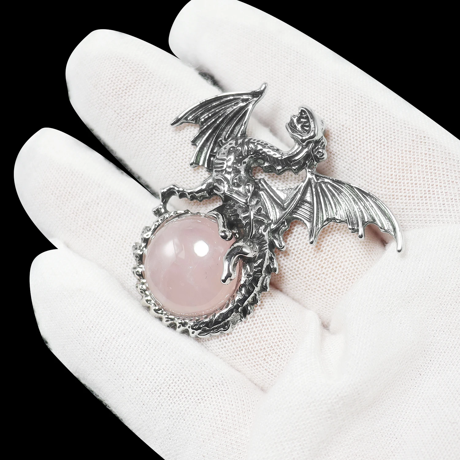 10 pièces de cabochons ronds en pierre naturelle de dinosaure, perles de cristal de guérison Reiki pour la fabrication de bijoux, artisanat DIY, cadeau, vente en gros