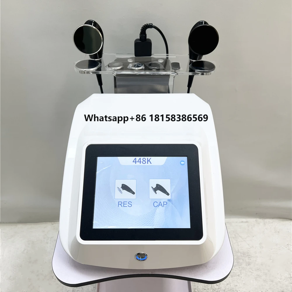

Portable Indiba 448khz Tecar Therapy Monopolar CET RET Radiofrequency Facial and Body Machine