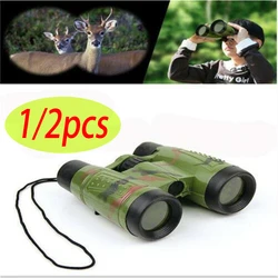 1/2pcs Professional Kids Binocular Telescope Children Educational Learning Telescope Bird Watching Folding Optics Telescope