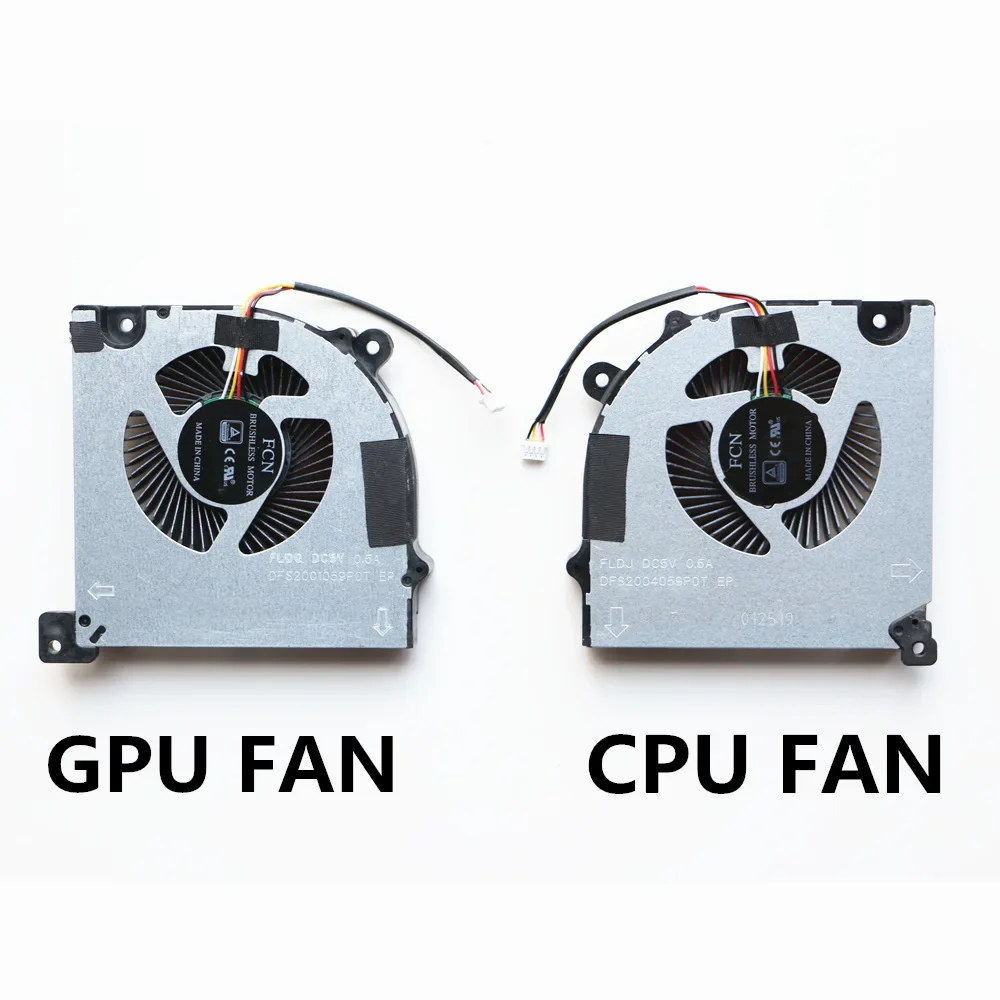 Laptop Cooling Fan For Clevo PB50 PB50RC PB50RE PB50RF PB50RD PB50EF PB51EF-G Sager NP8356 CPU COOLING FAN