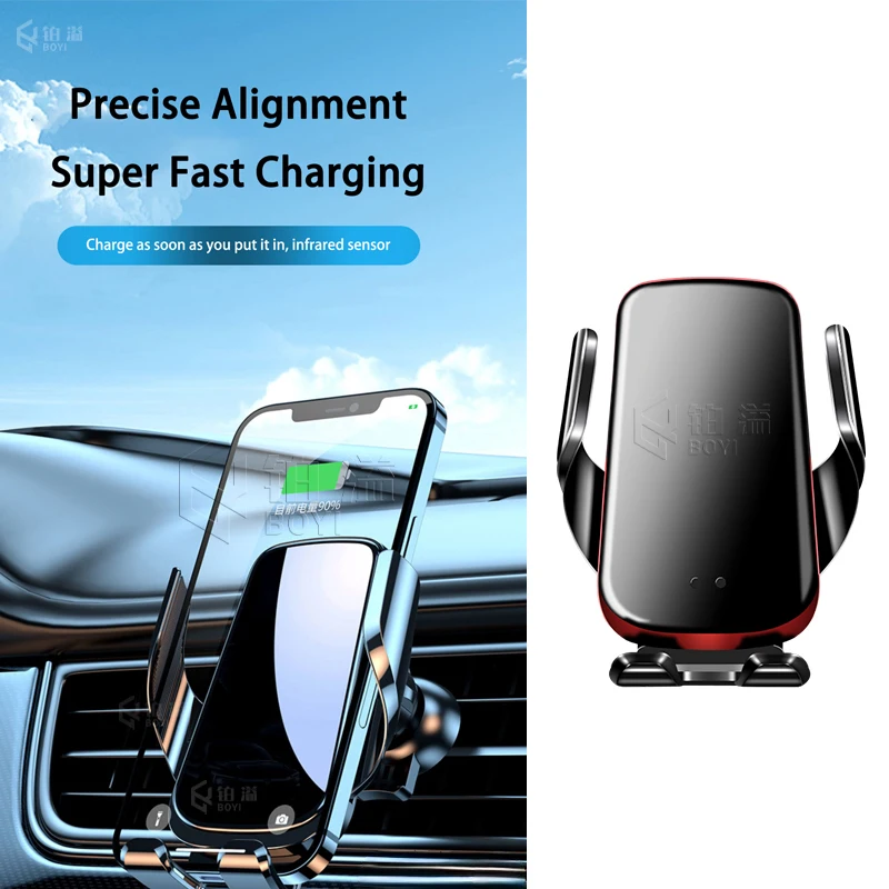 حامل هاتف سيارة لبنز GLE W166 2015-2019 دعم المحمول خاص كتيفة ثابتة قاعدة شحن لاسلكي حامل الملحقات #5