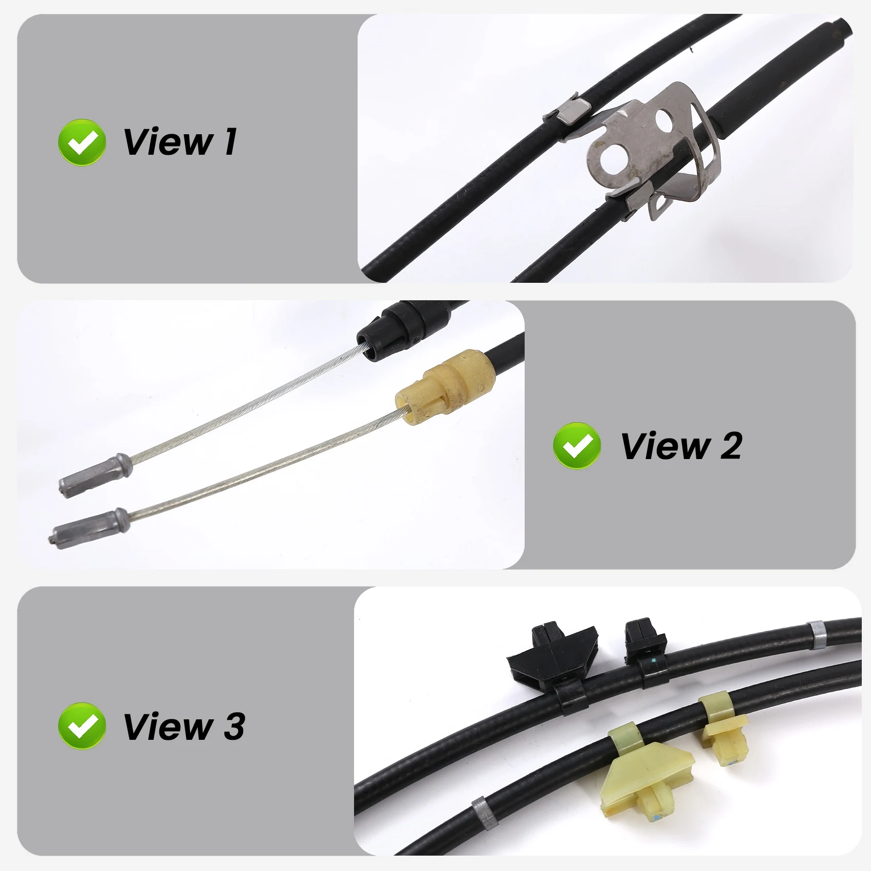

For Ford Focus 2018-2021 JX61-2A603-CA Rear Parking Emergency Brake Cables Lasso Assembly JX61-2A603-BED JX612A603BEE
