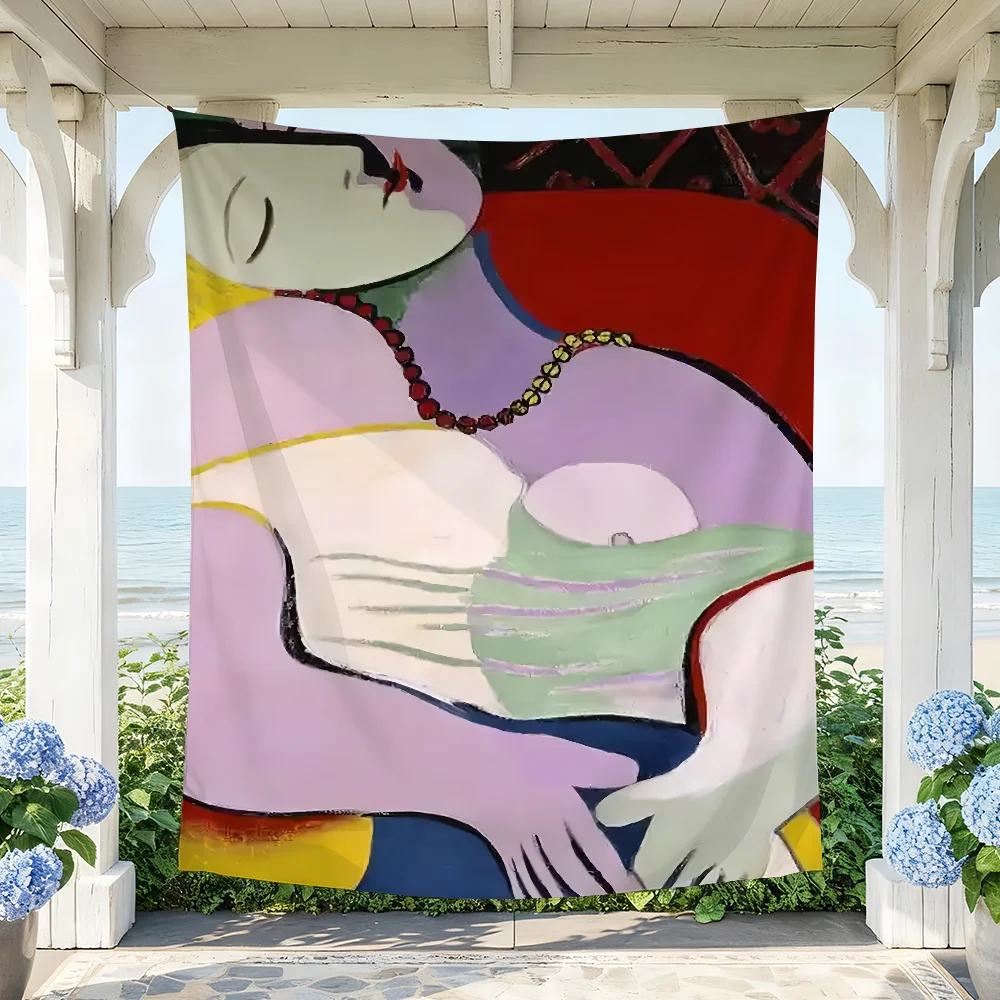 Art Pablo Picasso flag For Party Picnic Camping Studio Booth Background Wall Interior Decoration Banner