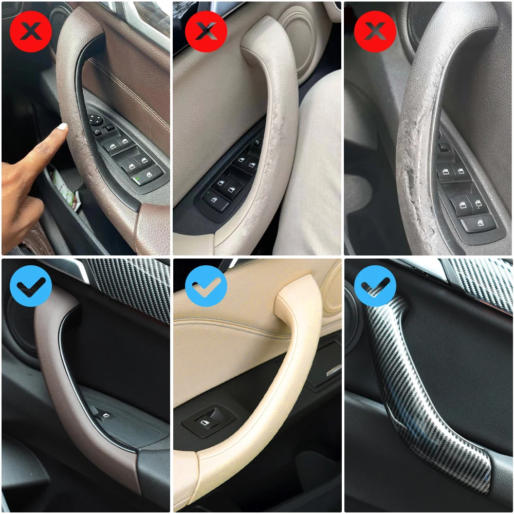 2/4pcs Innen tür links rechts Zug griff Außen abdeckung Verkleidung Ersatz für BMW x1 x2 f48 f49 f39 2014-2018