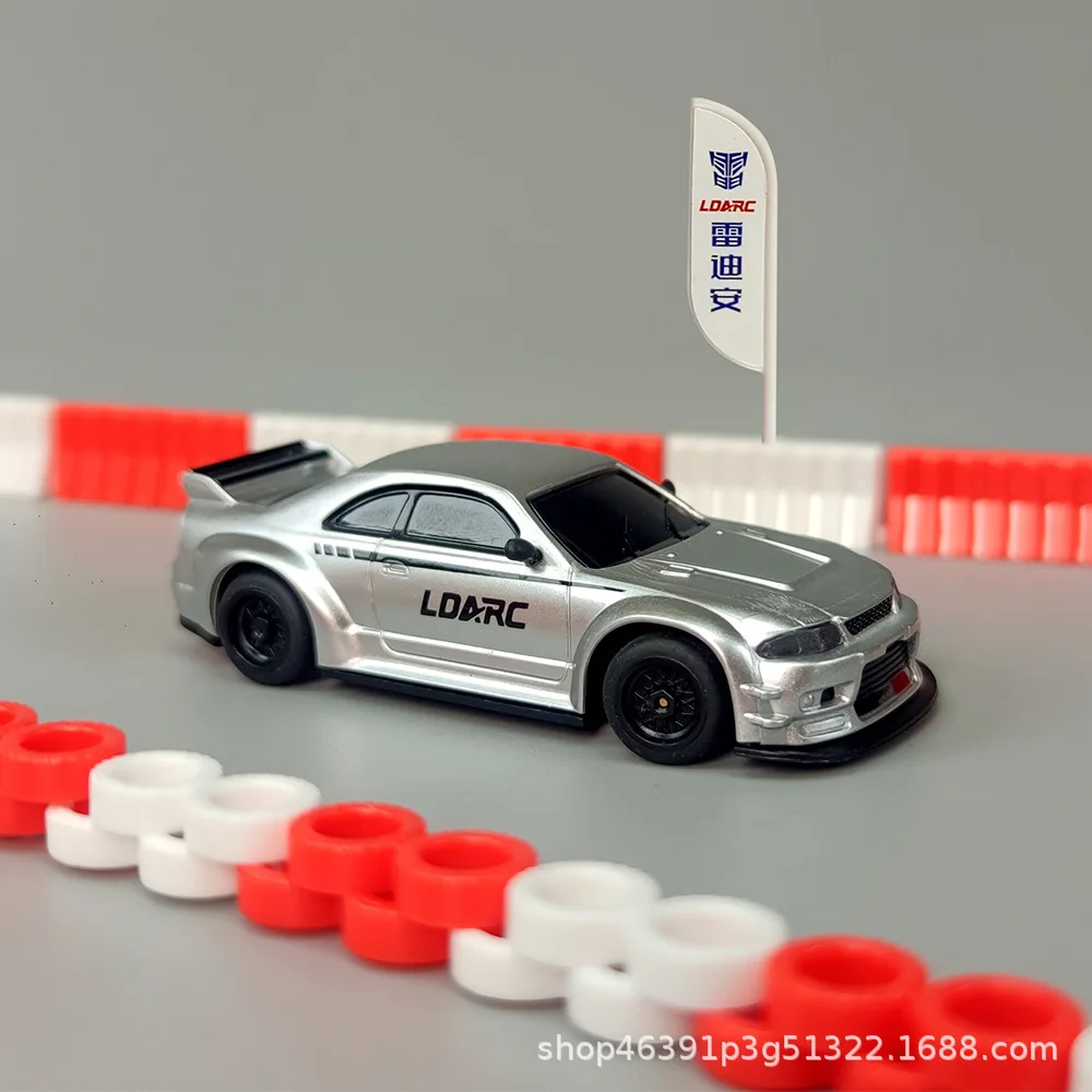 LDARC R02 1:64 Simulazione di auto telecomandata Giocattolo per bambini Modello RC Auto Desktop Giocattolo genitore-figlio