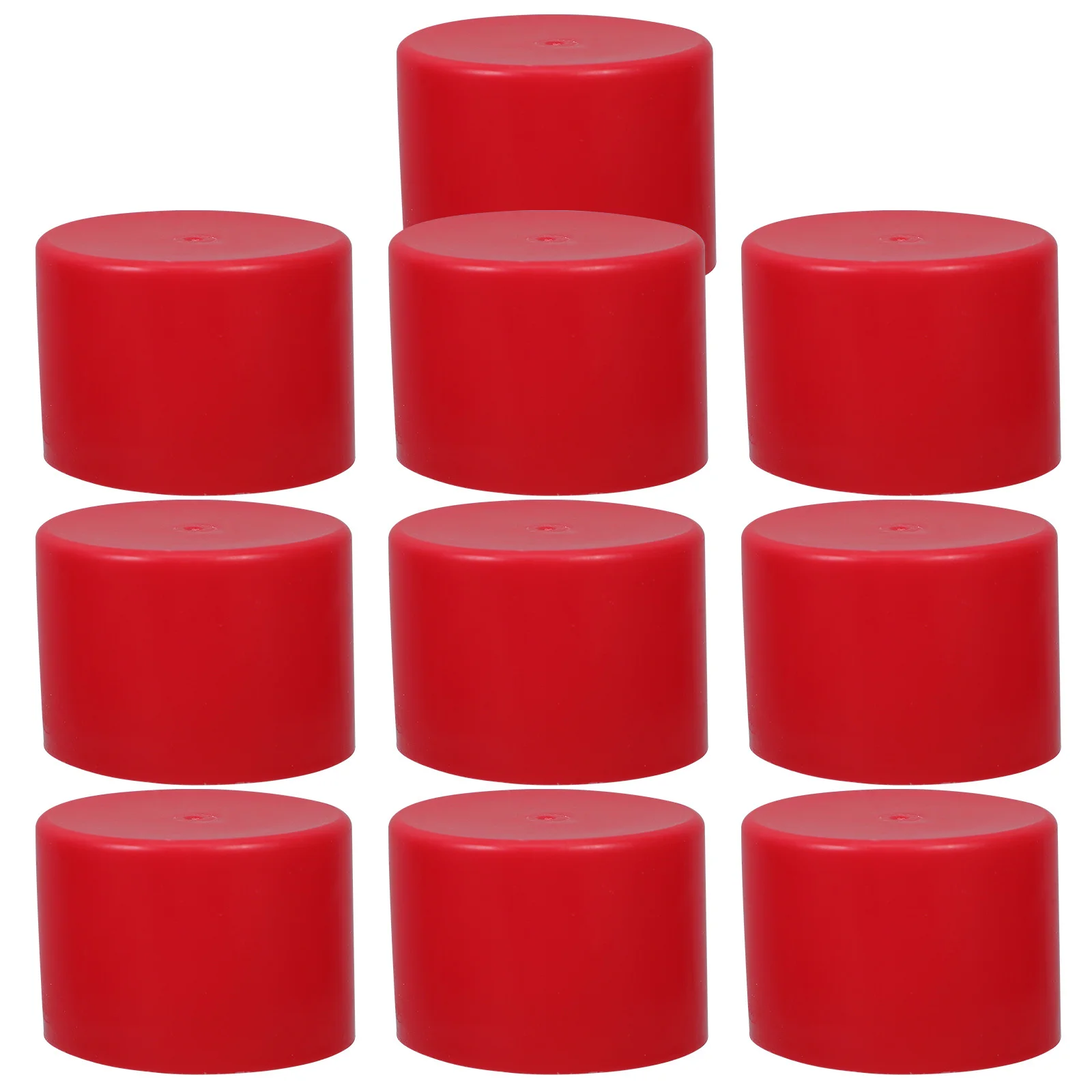 

10 pcs Scaffolding Pipe Covers Plastic End Caps For Steel Tubes Anti-Slip Protective Sleeves Construction Renovation Durable