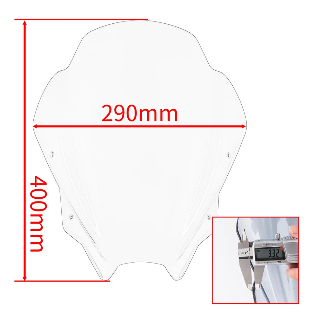 for GSX 8S 8 S Windshield Windscreen For Suzuki GSX-8S 2023 2024 GSX8S Motorcycle Air Wind Screen Shield Deflector Accessories