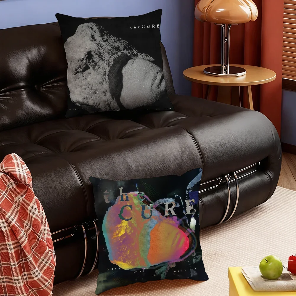 Band T-The C-Cure-S Album cushion cover Soft Smooth Hidden Zipper Washable Decorative Couch Office Housewarming Gift