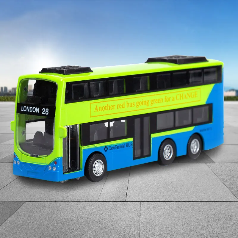 

Модель литья под давлением, модель автобуса из сплава, украшение детской игрушечной машины, модель автомобиля с отскоком, открывающаяся игрушка-головоломка