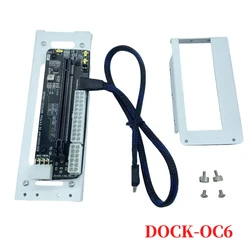 Laptop eGPU Bracket OCuLink/M.2 NVMe External Graphics Card GPU Dock PCIE 4.0X4 Gen4 Notebook GDP ATX SFX Expansion Card 50/80CM