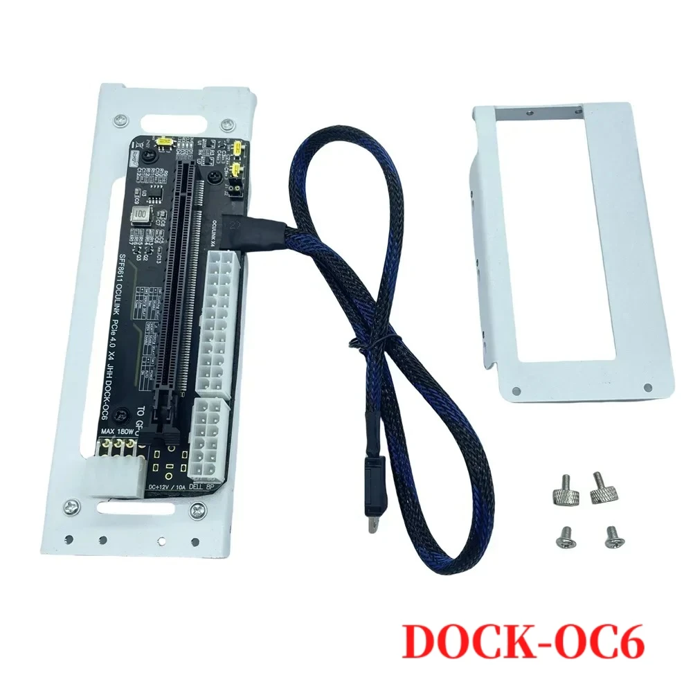 Laptop eGPU Bracket OCuLink/M.2 NVMe External Graphics Card GPU Dock PCIE 4.0X4 Gen4 Notebook GDP ATX SFX Expansion Card 50/80CM
