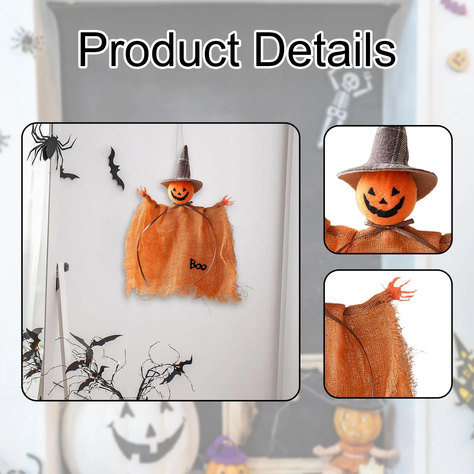 Halloween Decoration Props Collection Celebration 20x23cm Ornament Hanging Doll
