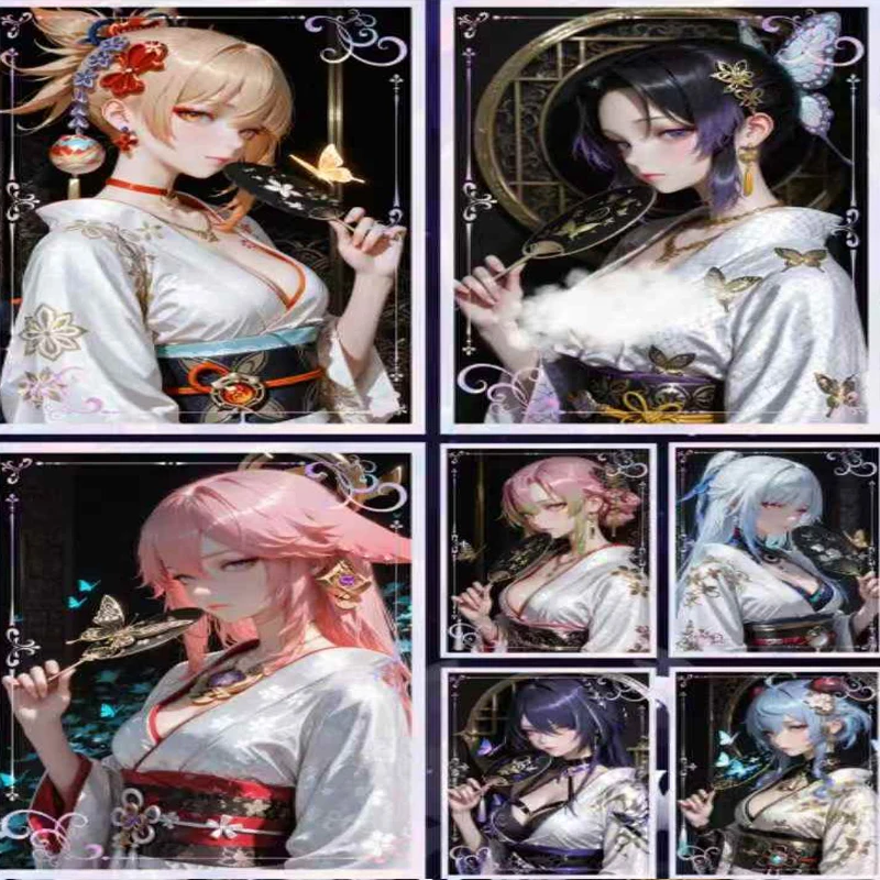 卸売 女神物語 A5 アクリルアートカード 100種類 ホログラフィックデザイン プレミアムコレクタブルセット 限定版シリーズ