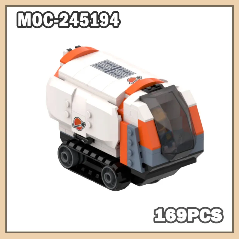 MOC-245194 Space War Set Space Rover Building Blocks Creative Accessories Gift Klocki Shuttlecraft Space Fighter 169P