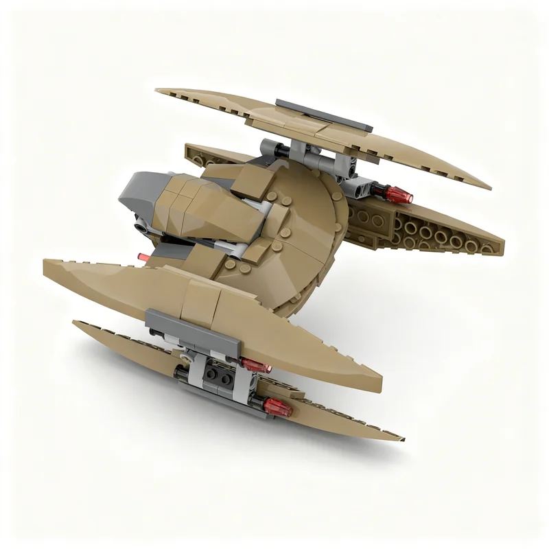 ตัวต่อ MOC 185 ชิ้น ชุดสตาร์แบทเทิล ฟีเดอร์เอชัน วัลเจอร์ ดริออด ของเล่นตัวต่อ ของขวัญคริสต์มาส ของเล่นเสริมสร้างทักษะด้านสถาปัตยกรรม