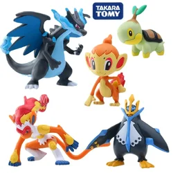 Japan Anime Original Takara Tomy Figures Cresselia Charizard Chimchar Turtwig Empoleon Torterra Infernape Action Figure Toys