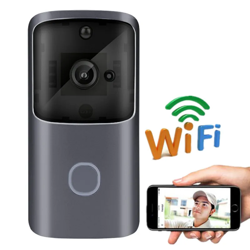 WIFI Video Doorbell Smart Home Remote Monitoring Mobile Video Low Power Voice Intercom Doorbell