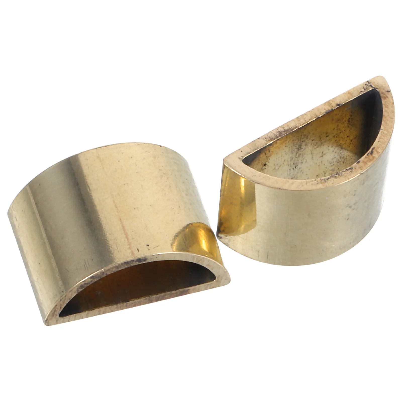 

2 Pcs Violin Accessories Copper Hoop Bow Diy Repair Parts Metal End Screw Tool Holder