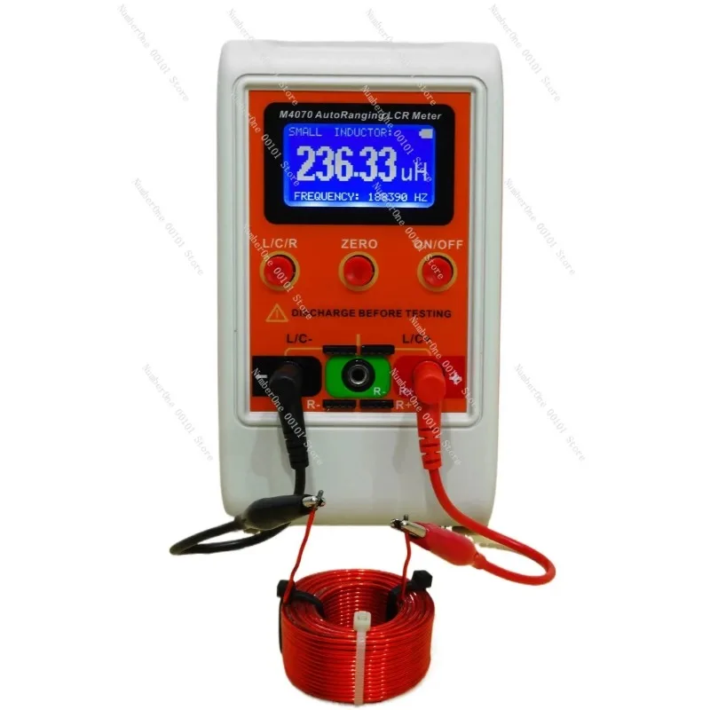 M4070 Bridge Tester, Auto-Ranging LCR Meter for Capacitance & Inductance, High Accuracy 1% Digital Component Tester