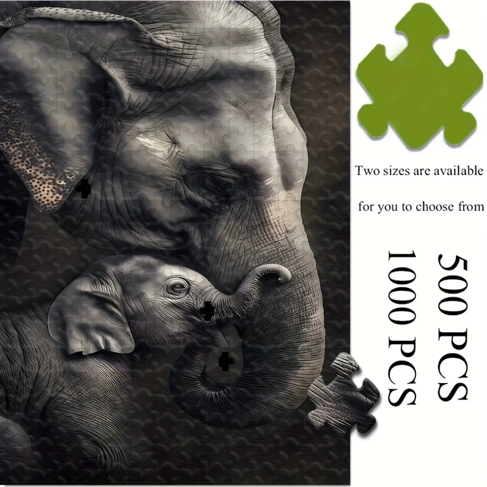 500/1000 stuks puzzel voor volwassenen |   Hoogwaardig, stressverlichtend leuk familiespel, ideaal voor verjaardagen, Kerstmis, Halloween en cadeau