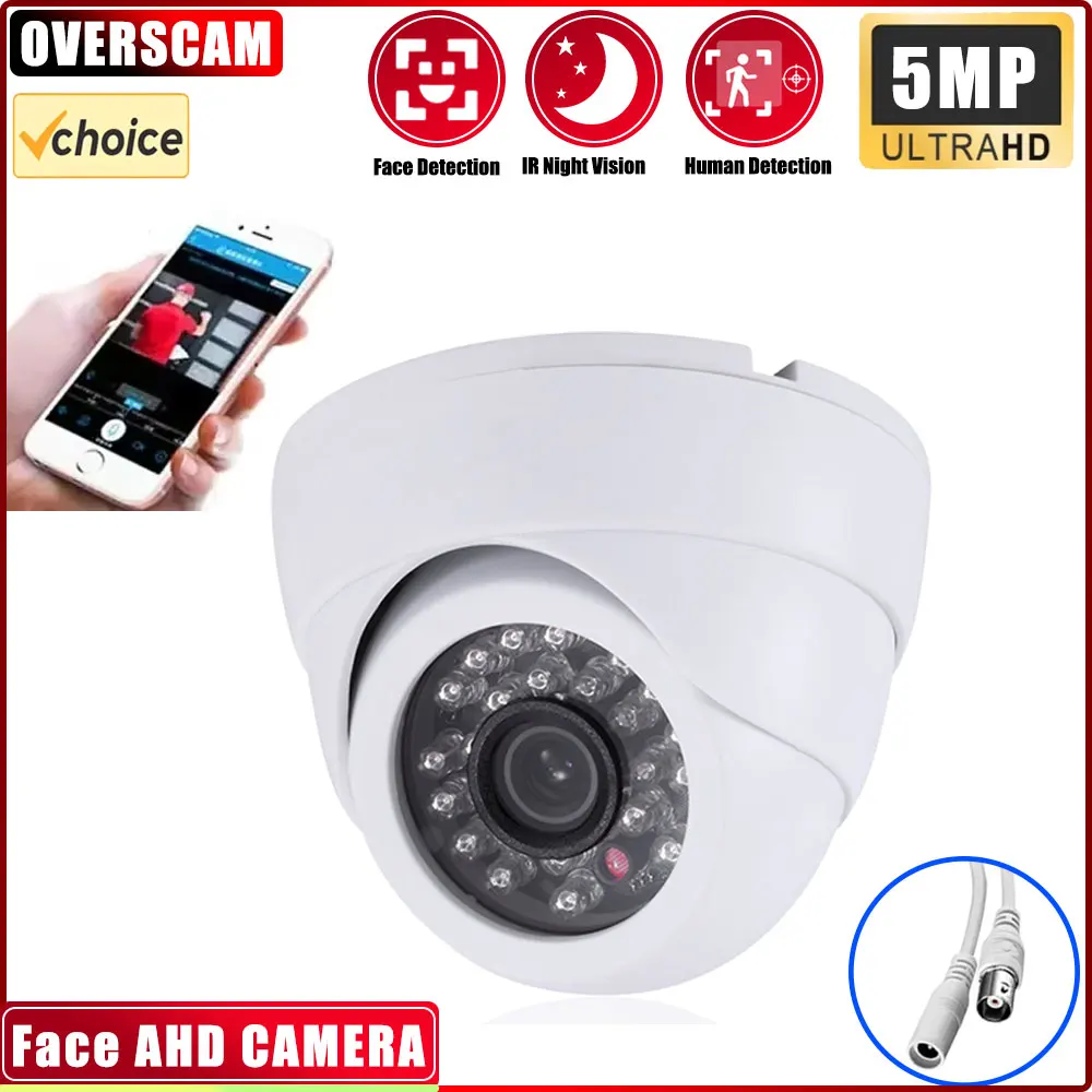 5MP AHD Camera Video Security Cameras IR-CUT Vision Day & Night Surveillance Indoor Outdoor CCTV Digital Security Surveillance