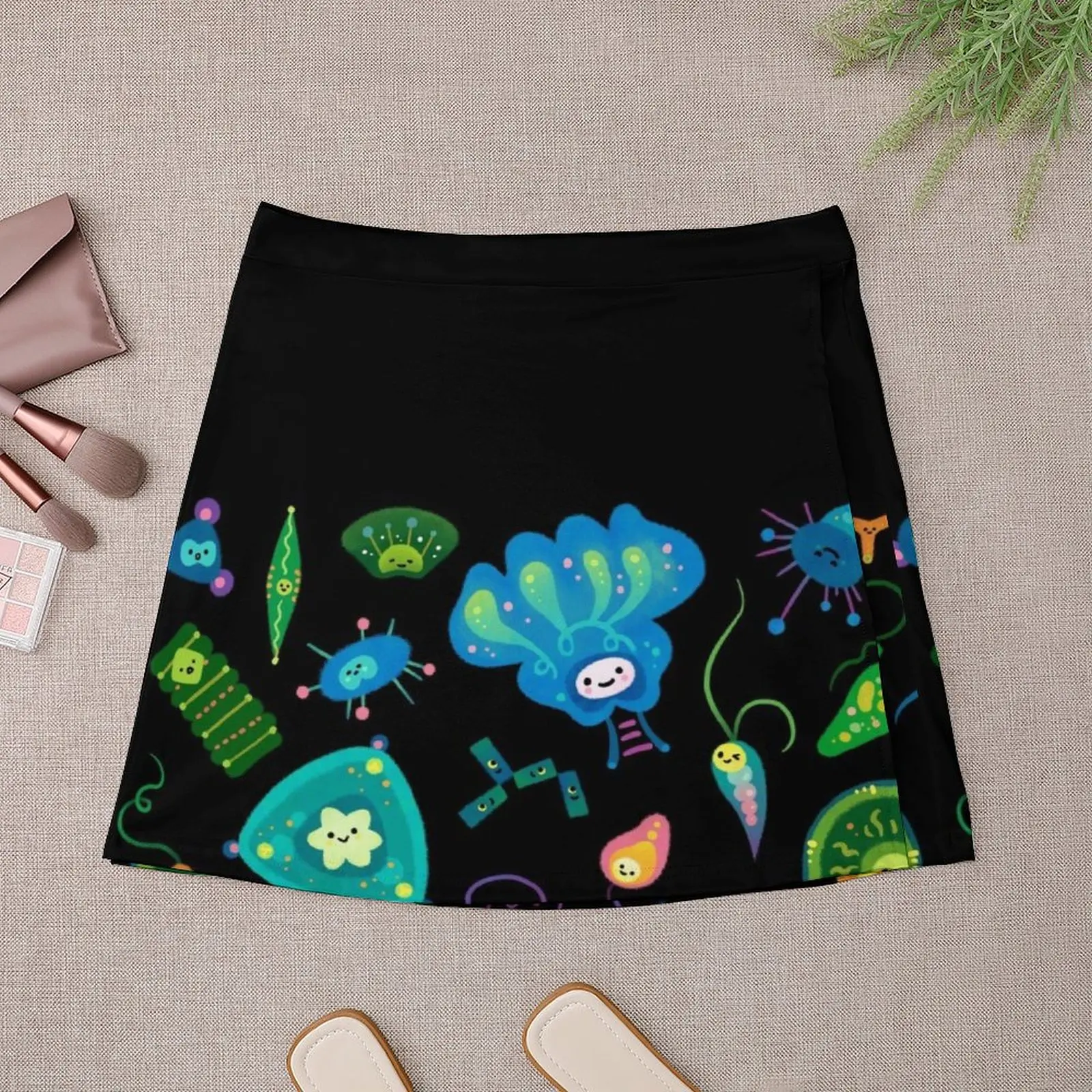 Phytoplankton Mini Skirt korean skirt festival outfit women midi skirt for women