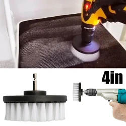 4-inch Soft Drill Brush Attachment For Cleaning Carpet Leather And UpholsteryDrill Brush Attachment Made Of High-quality Nylon