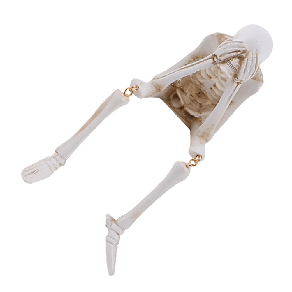 

Resin Statue Halloween Evil Siblings Figurines Spooky Home Decor Skeletons Statue Halloween Evil Siblings