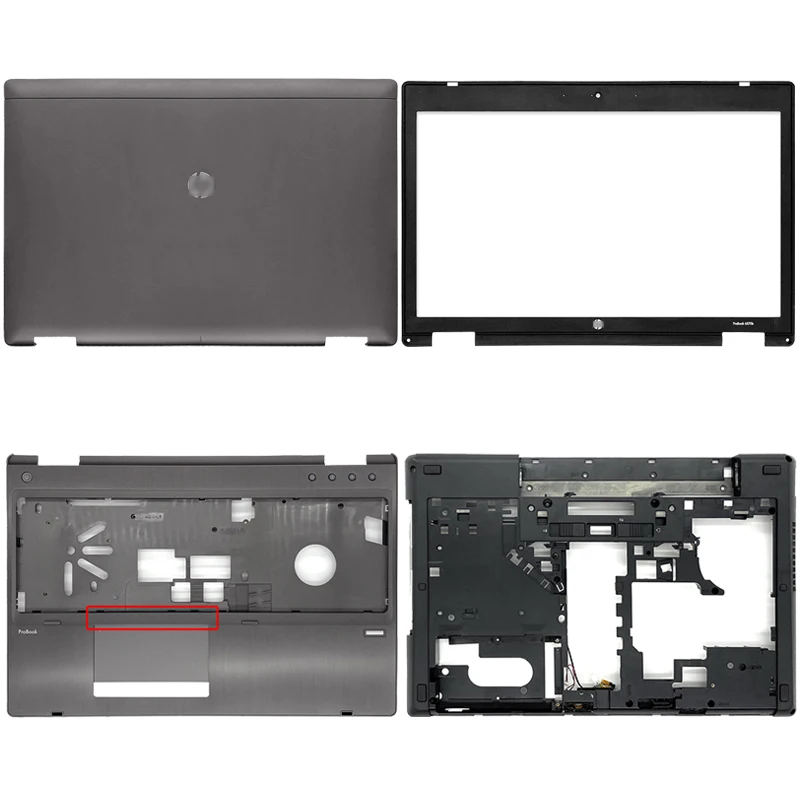 

New portable lcd back cover/front frame/hinges/handrest/bottom case for hp probook 6560b 6570b 641202-001 641205-001 644695-001