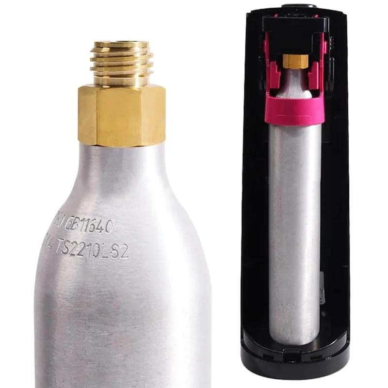 ABZA-محول نحاسي لتحويل اسطوانة ثاني أكسيد الكربون لخزان Quooker Cube TR21-3 إلى متوافق مع Sodastream TR21-4
