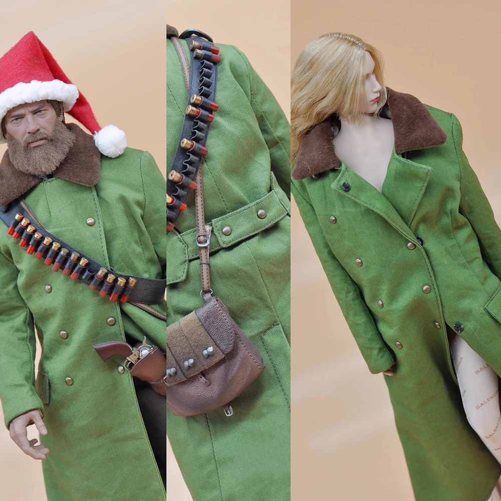 

【60 дней в масштабе】Женский солдат с меховым воротником в масштабе 1/6, военное пальто COS для 12 дюймов, экшн-фигурка, модель игрушки «сделай сам»