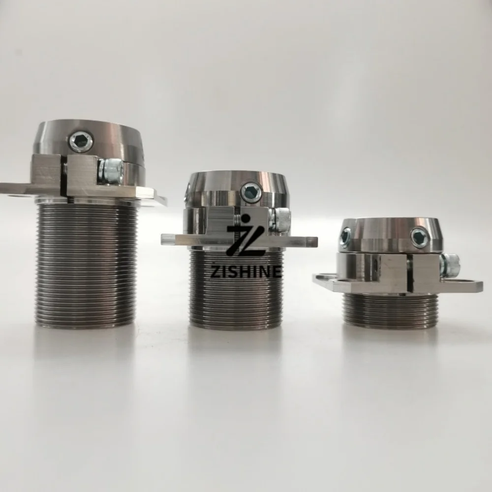 4P63-L Elongated Rotatable Four Jaws Plate 40/55/70mm Stainless Steel Prosthetic Socket Adapter Artificial Limb Parts