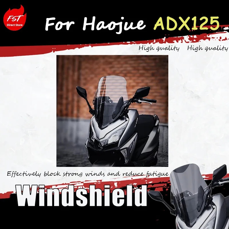 

Haojue ADX125 windshield upgrade rearview mirror with forward movement of the front windshield rain shield accessory