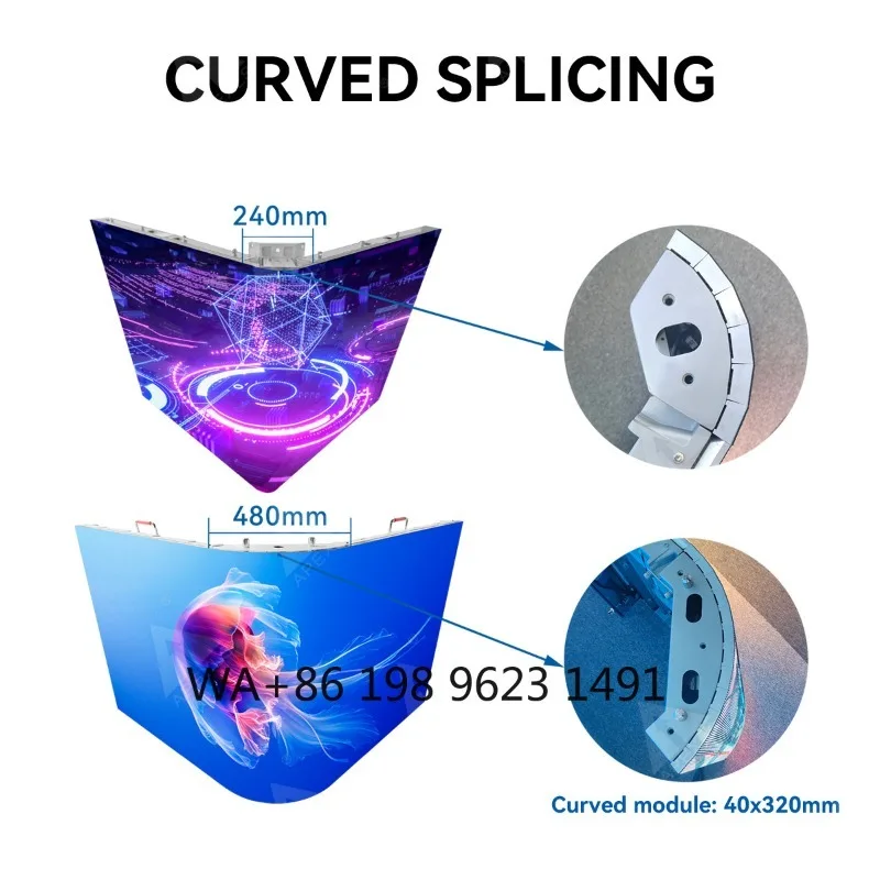 

High Brightness P4 P5.7 P6.67 P8 P10 Outdoor Full Color LED Display Energy Saving 30%