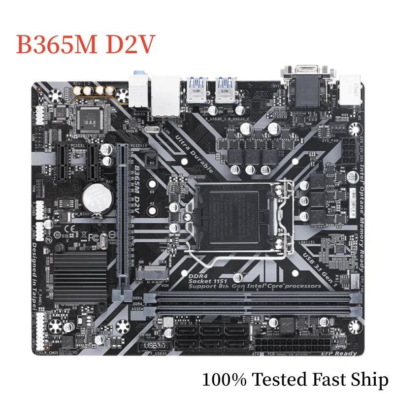 

For Gigabyte B365M D2V Motherboard B365 32GB LGA1151 DDR4 Micro ATX Mainboard 100% Tested Fast Ship