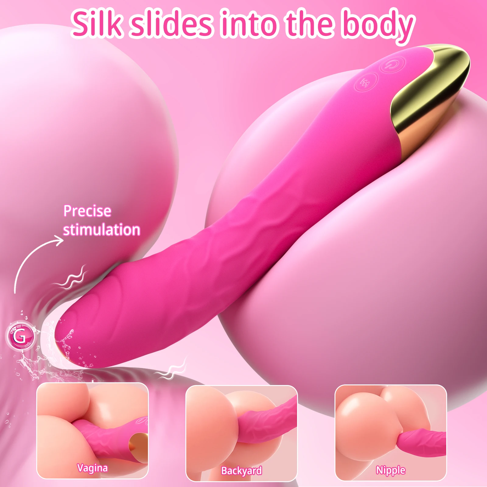 قوية G بقعة هزاز الإناث عن طريق الفم الحلمة البظر محفز دسار مدلك الاستمناء الكبار السلع الجنس لعب للنساء