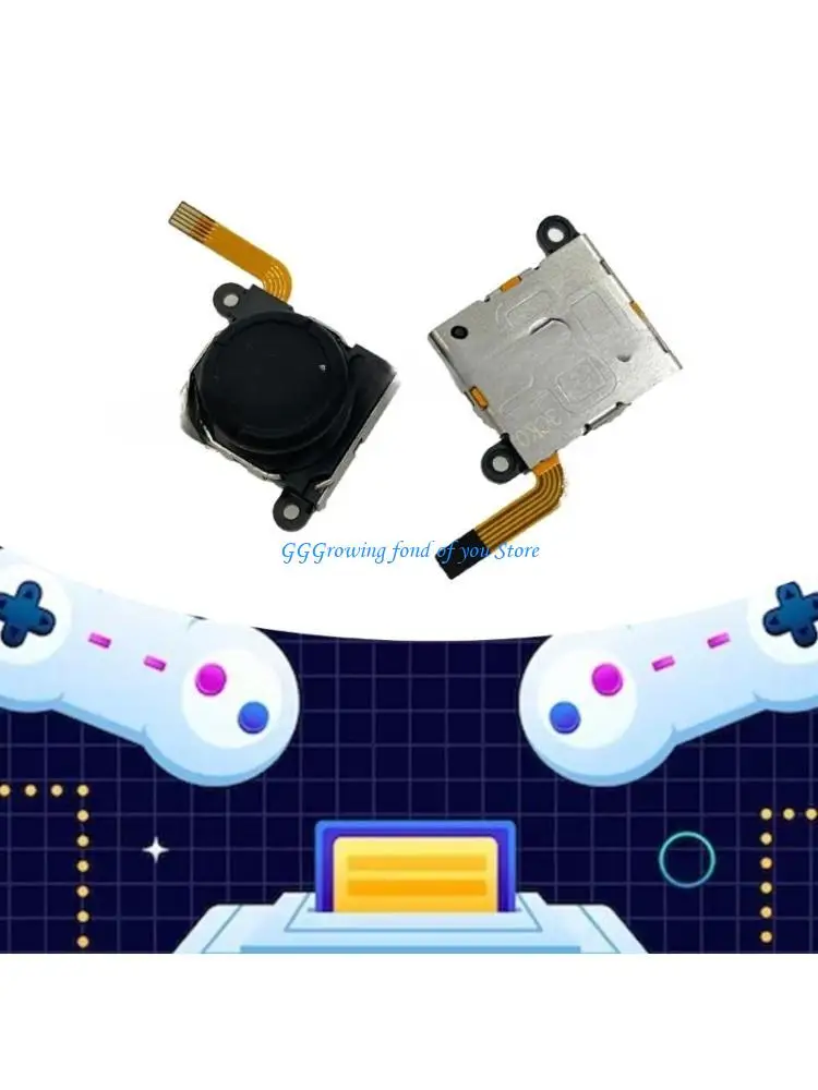 

H9EB Replacement Thumbstick Hall Effect Metal Hall Rocker Suitable for joycon