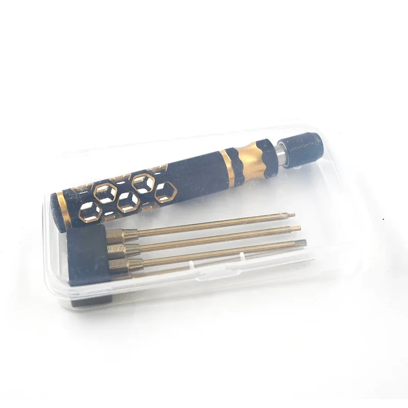 Hex Screw Driver Set Chave De Fenda, Ferramenta Hexagonal para FPV Racing Drone, Heli Aviões, Carros, Barco, Peças RC, 1.5mm, 2.0mm, 2.5mm, 3.0mm