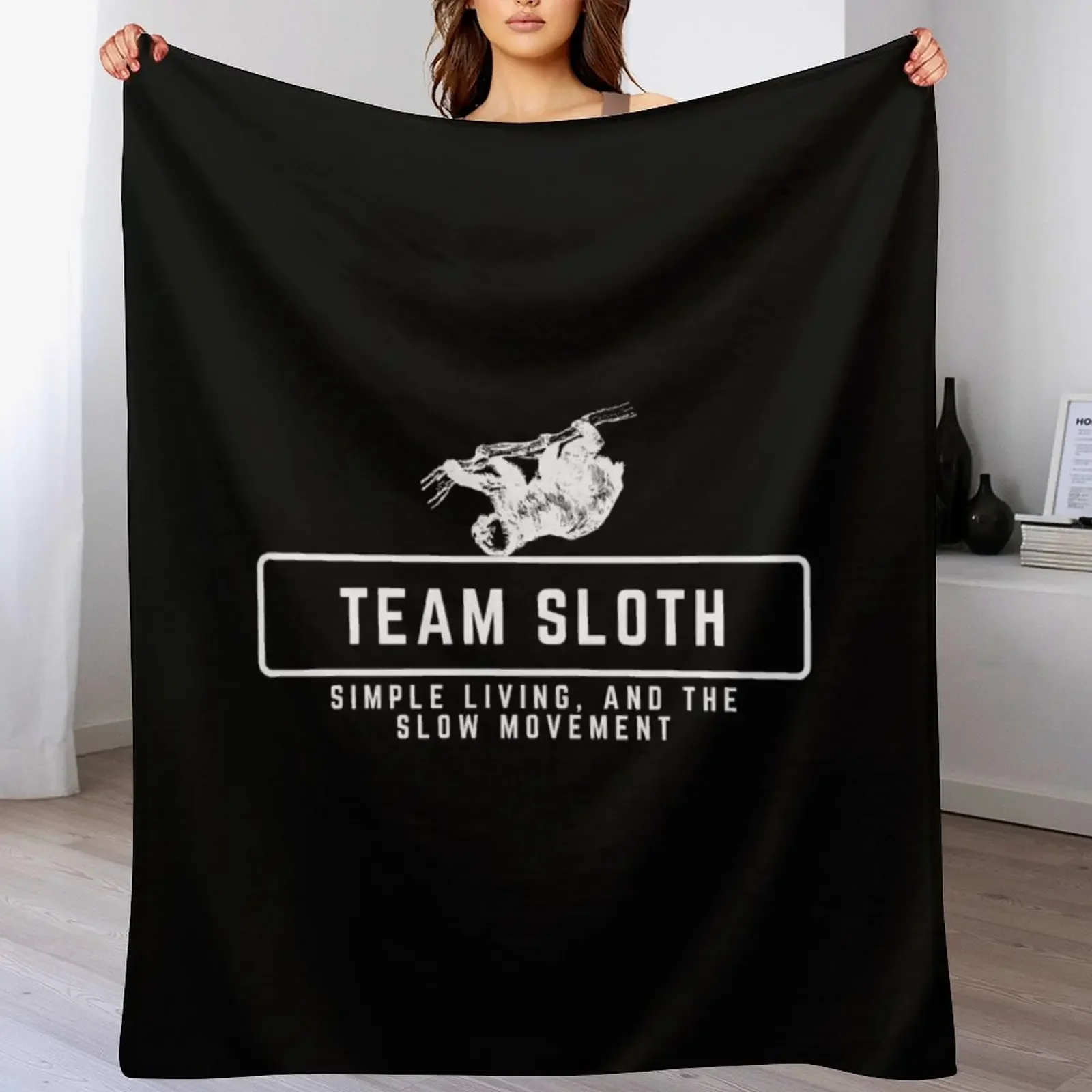 

Team Sloths Throw Blanket anime Sleeping Bag Decorative Sofas Bed Fashionable Blankets