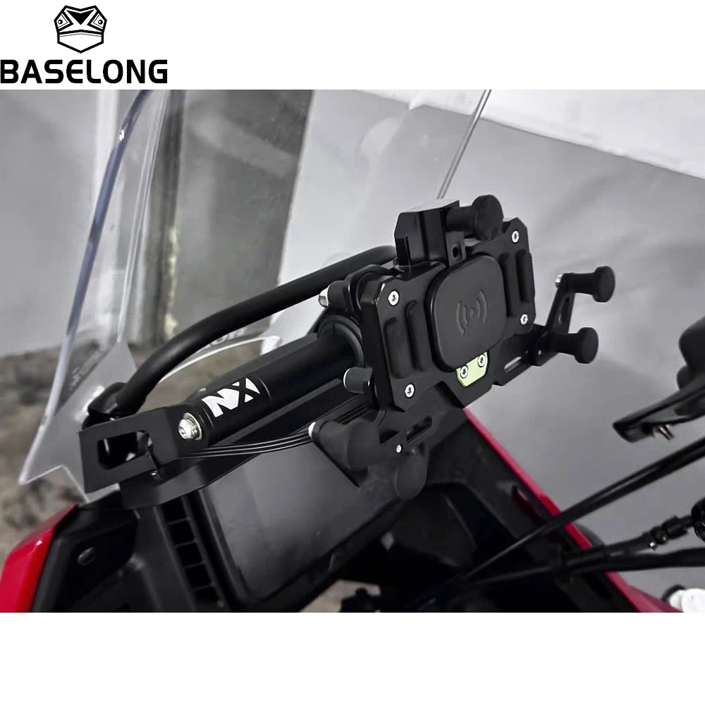 FOR HONDA NX400 NX500 NX 400/500 2024-2025-2026-2027 Motorcycle Phone Stand Holder GPS Navigation Bracket Plate Extension Bar