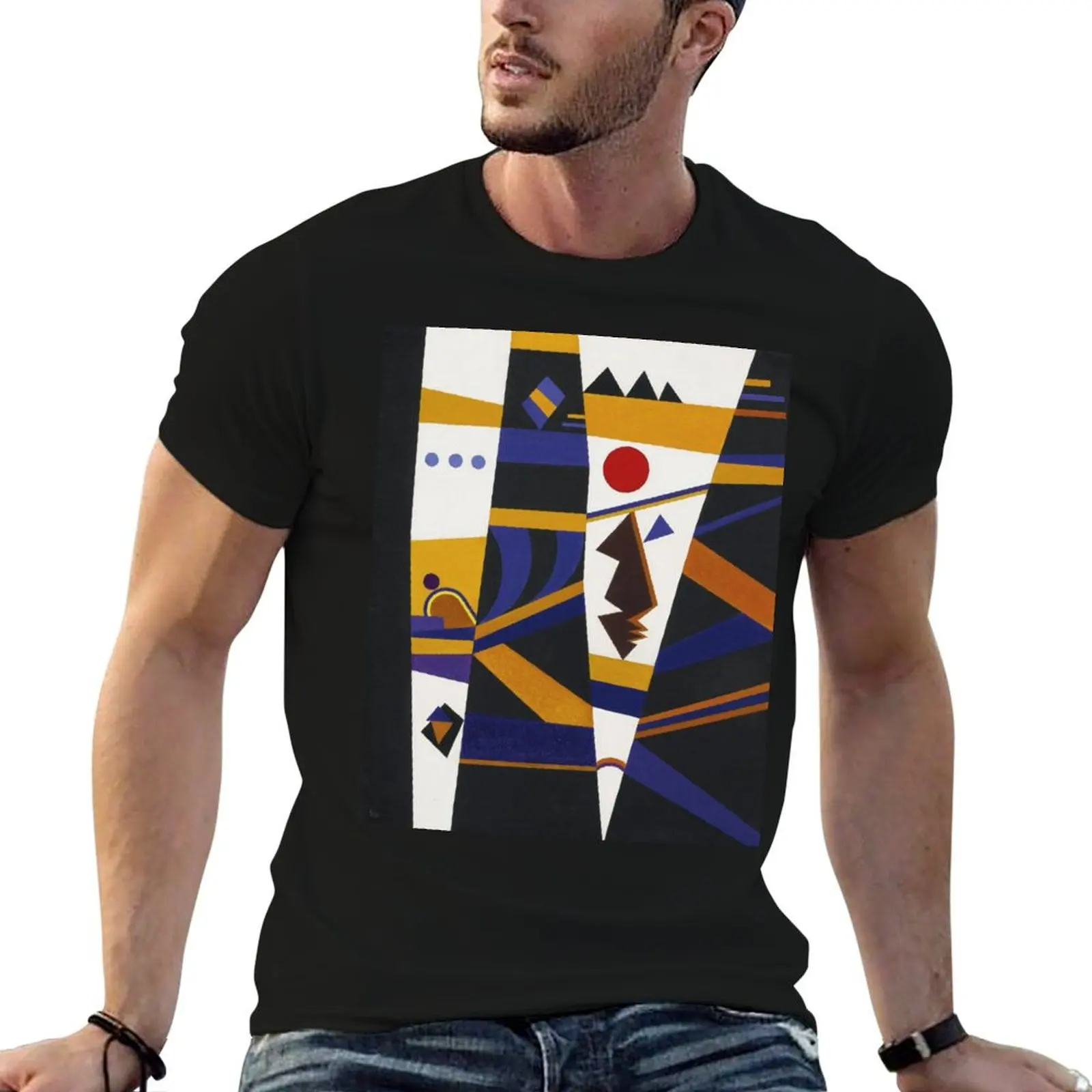 KANDINSKY HD - Binding 1932 T-Shirt All Weather Casual Short Sleeve
