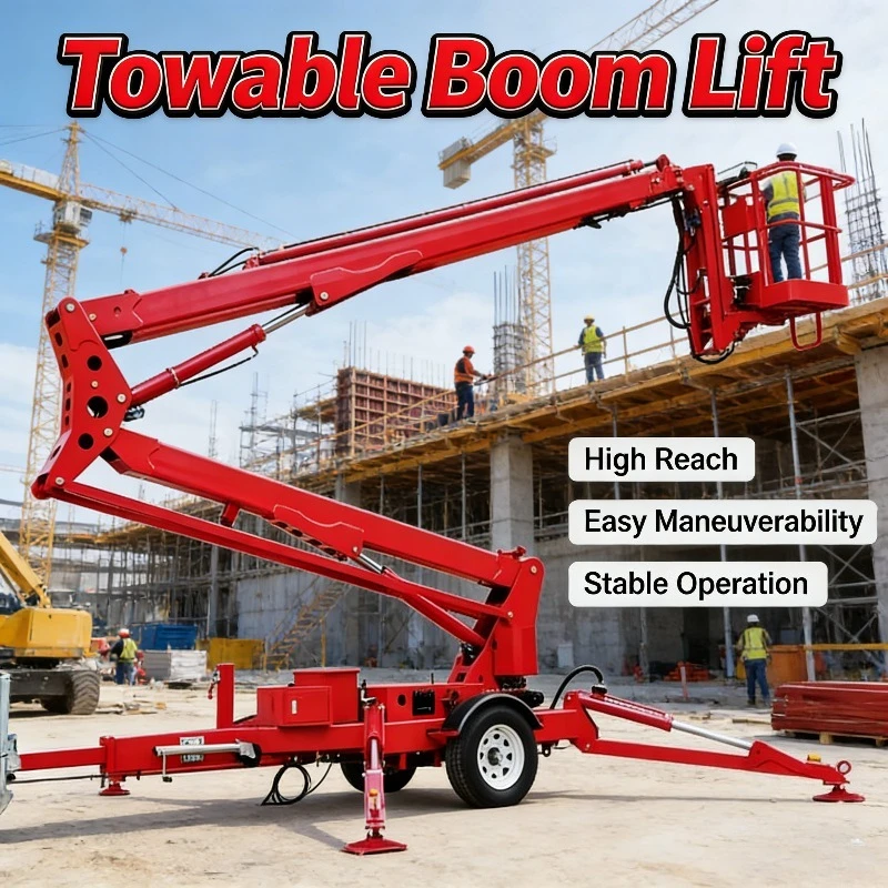 Customized Towable Nacelle Lifts Diesel AC Electric Articulated Boom Lifts Hydraulic Full Slewing Aerial Work Platforms