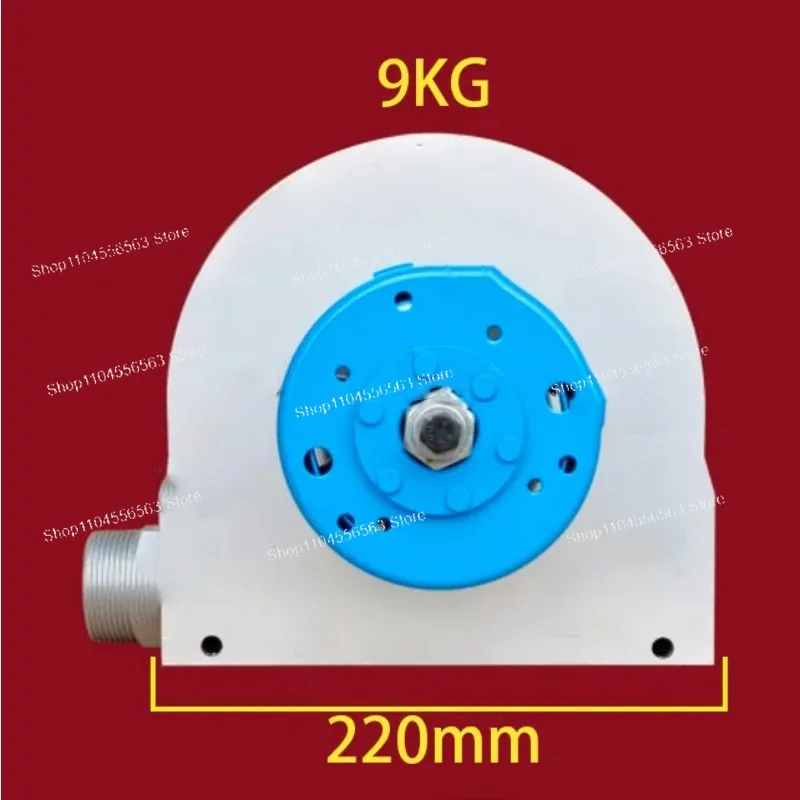 800W Horizontal Pelton Turbine Hydro Generator - 220V AC for Home/Off-Grid Rural Water Mill House