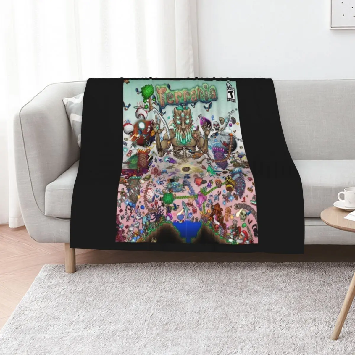 Terraria game Throw Blanket heavy to sleep Luxury Throw Decorative Sofa Luxury Designer Picnic Polar Blankets