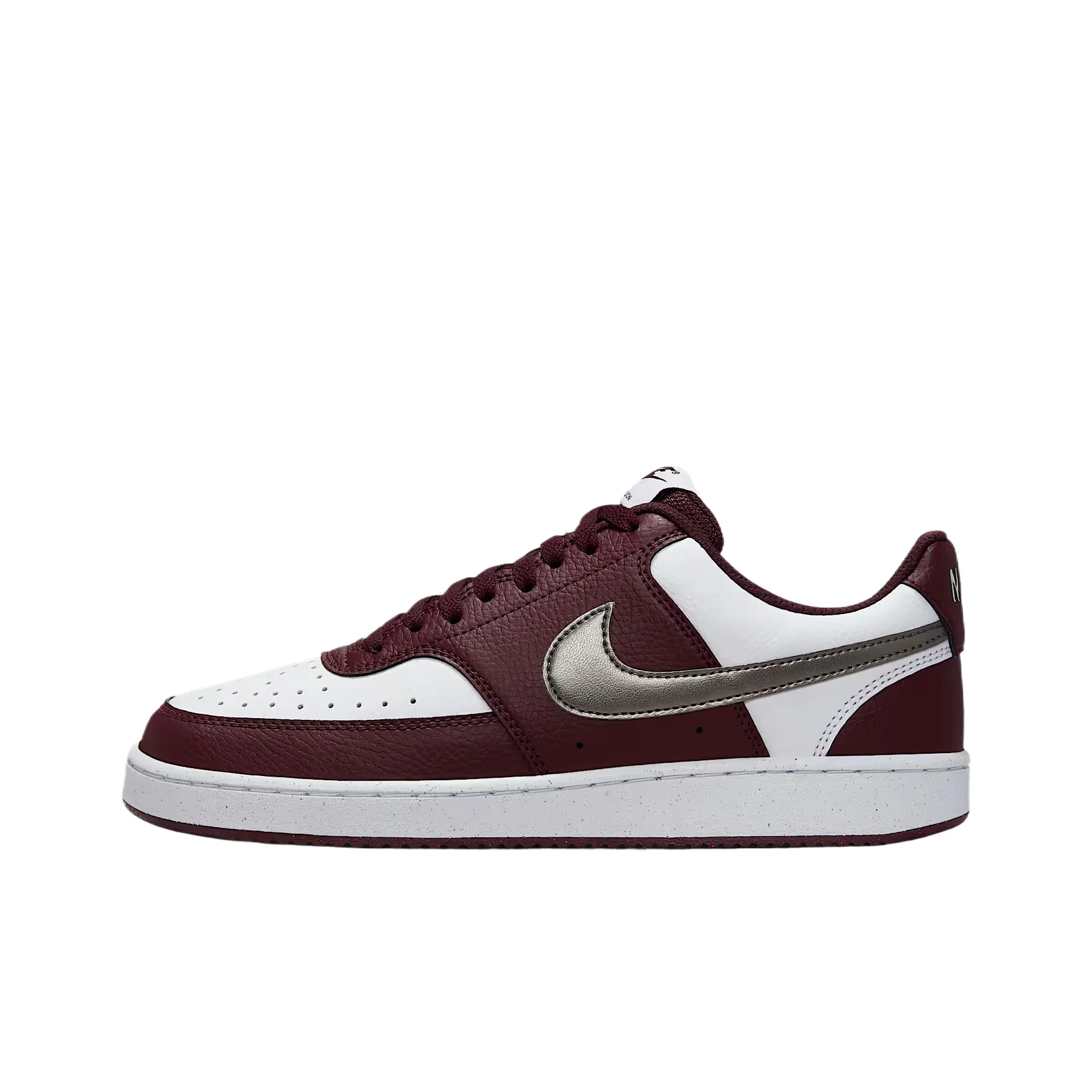 Nike Court Vision Low Synthetic Leather Slip Resistant Breathable Abrasion Resistant Low top Skateboard Shoes Women's IM7647-100
