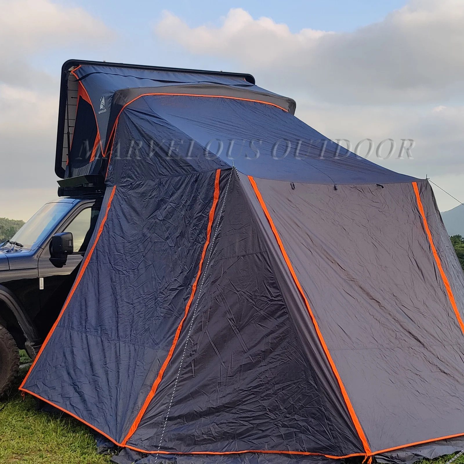 

STLF OEM ODM 2-Person Aluminium Car Roof Top Tent Summer Season Oxford Fabric Annex Tent for 4x4 Car