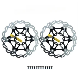 4-piston Disc Hydraulic Brake E-bike Folding Mountain Bike Bicycle Power Off 160 180 203 Roto Split Tube Cycling Accessories